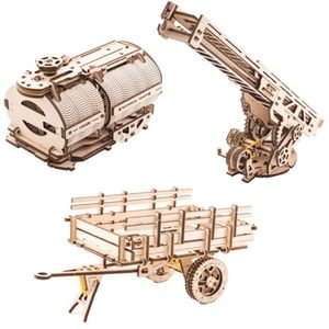 Ugears - Holz Modellbau Zubehör Erweiterungsset für Truck UGM-11 LKW 322 Teile