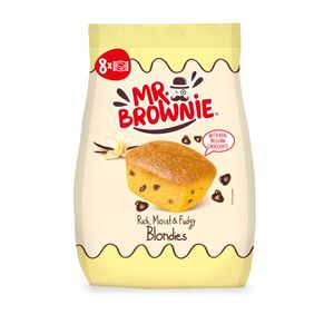 Mr. Brownie Blondies Rührkuchen mit Schoko Chips Stückchen 200g