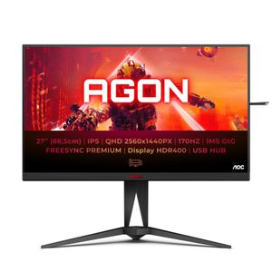 AOC AG275QXN/EU - Gaming-Monitor - schwarz/rot