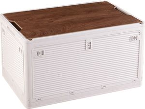 Klapperlagerbox 36L 36 l wasserdichte tragbare Kunststoffbehälter für Camping im Freien (5 Türen) 44,3 x 31,5 x 26 cm/17.4x12.4x10.2in