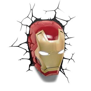 3Dlight Marvel Iron Man Maske 3D LED Leuchte 3DL49465 3Dlight Marvel Iron Man Maske 3D LED Leuchte 3DL49465