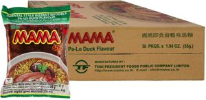 [ 30x 55g ] MAMA Instant Nudeln mit Enten-Geschmack / Pa-Lo Duck Flavour