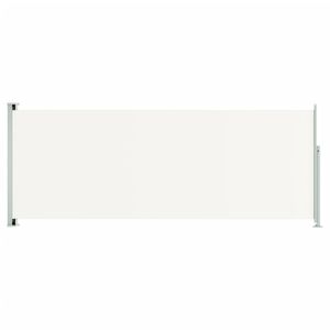 vidaXL Seitenmarkise Ausziehbar 117x300 cm Creme