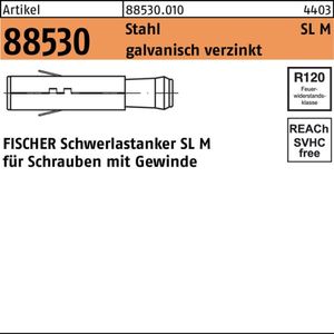 Fischer Schwerlastanker Schwerlastdübel Anker SL M - 24 - 5 Stk