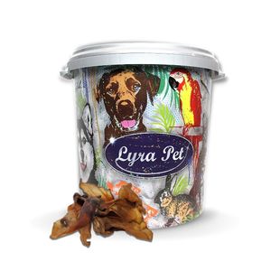 100 Stk. Lyra Pet® Rinderohren ca. 3 kg in 30 L Tonne