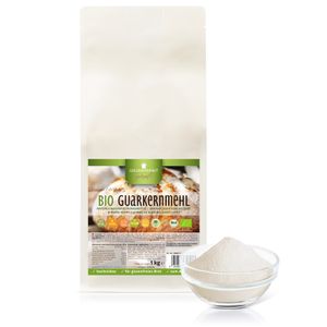 GOLDEN PEANUT Guarkernmehl 5000 cps.1 kg - Guar Gum, veganes Verdickungsmittel, glutenfreies Bindemittel, Hydrokolloid