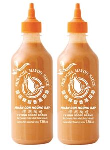 2er Pack - FLYING GOOSE Sriracha Mayoo Sauce (2x 730ml) | Chilicreme würzig-scharf