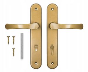ADGO® Türgriff 72 mm WC Schlüssel Gold Links Rechts Badezimmer Türgriff Set