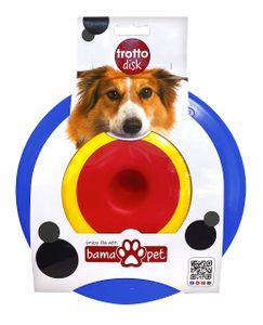 Bama Trotto Disk Hundefrisbee Dog Disc - Mehrfarbig Frisbee für Hunde Interaktives Spielzeug