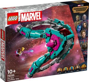 LEGO 76255 Marvel Das neue Schiff der Guardians of the Galaxy Volume 3 Bau-Spielzeug mit Mantis, Drax & Star-Lord Minifiguren, Superhelden-Raumschiff-Set