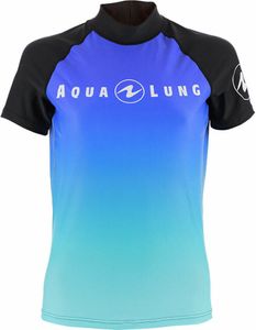 Aqua Lung Rashguard Range Blau kurzarm Damen/ Solar Protect 50