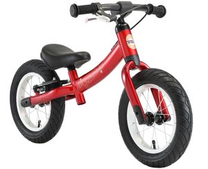 BIKESTAR Mitwachsendes Kinder Laufrad ab 3 - 4 Jahre, 12 Zoll Sport Lauflernrad, Rot