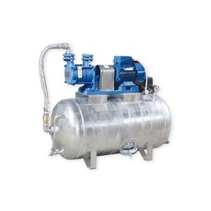 Hauswasserwerk 1,1 kW 230V 91 l/min 150L Druckbehälter verzinkt Druckkessel Set Wasserpumpe Gartenpumpe : Volumen - 300