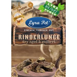 10 kg Lyra Pet® Rinderlunge dry aged & gedörrt