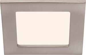 LED Einbauleuchte, nickel, 1xLED-Platine/7W