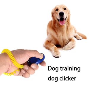 Hunde Klicker Spielzeug mit Armbändern Tiertrainings Klicker Gehorsam Trainer, schwarz