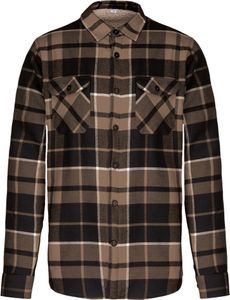 Kariban Karo-Hemdjacke mit Sherpa-Futter