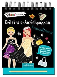 Kritzkratz-Anziehpuppen Freundinnen