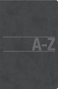 Adressbuch A-Z Register schwarz