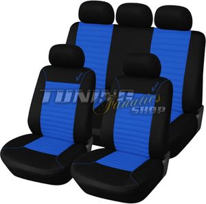 Premium Sitzbezug Sitzbezüge Schonbezüge Blau Schwarz SET für viele Fahrzeuge Premium Sitzbezug Sitzbezüge Schonbezüge Blau Schwarz SET für viele Fahrzeuge