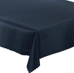 Fleckenresistente Tischtücher I Regen Marineblau 130x200 cm