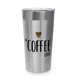 PPD Coffee Lover Steel Travel Mug, Thermobecher, Coffee To Go, Thermo Becher, Isobecher, 430 ml, 604375