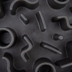 DISTRICT70 Anti-Schling-Napf für Hunde Bambus 28 cm Dunkelgrau