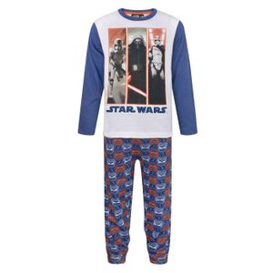 Star Wars: Síla se probouzí - Pyžamo s dlouhými kalhotami pro chlapce NS8058 (104) (Modrá)