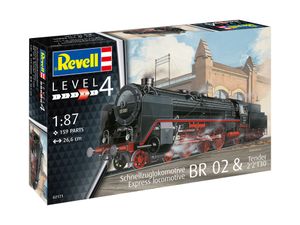 Revell 02171 1:87 Schnellzuglokomotive BR 02 & Tender 2´2´T30