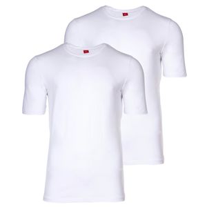 s.Oliver 2er Pack Basic Unterhemd / Shirt Kurzarm Shirt mit Kurzarm und Rundhals-Ausschnitt, Weich und elastisch, Vielseitig kombinierbar
