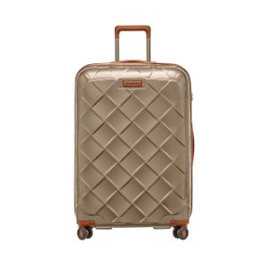 Stratic Leather & More Trolley-L-4DR TSA SZ QR EA champagne 3-9894-75c Koffer mit 4 Rollen Koffer