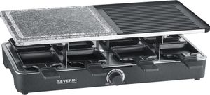 SEVERIN Raclette-Grill RG 2376 Naturgrillstein/Grillplatte