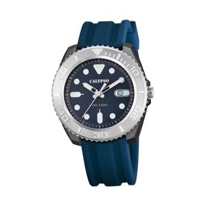 Calypso Kunststoff Herren Uhr K5794/2 Analog Outdoor Armbanduhr blau D2UK5794/2