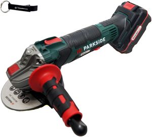 HEADNMORE® Bundle - PARKSIDE® 20V Winkelschleifer PWSA 20-Li D4 inkl. 4Ah Akku + HEADNMORE® Schlüsselanhänger