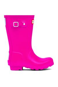 Hunter - Regenstiefel für Mädchen - Original Kids Wellington - Helles Pink