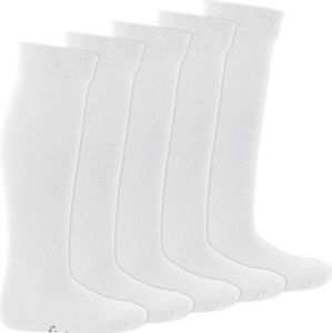 Footstar EVERYDAY! Kinder Kniestrümpfe (5 Paar) Weiß 35-38