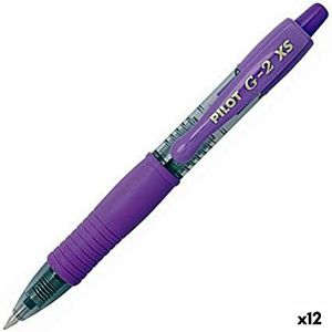 Długopis w rolce Pilot G-2 XS Retractable Violet 0,4 mm (12 sztuk)