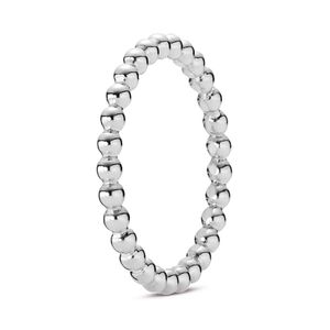 Pandora 190615 Pierścionek Ladies Metal Beads Silver Rozmiar 56