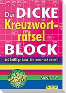 Der dicke Kreuzworträtsel-Block Band 16