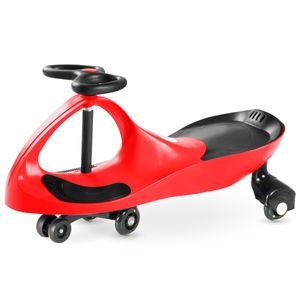 TwistCar, Auto Kleinkinderfahrzeug, Spielzeugauto, Jungen & Mädchen, Auto Twist Car mit Lenker, Kautschuk Räder, Belastbar bis 120 kg, Lila LED