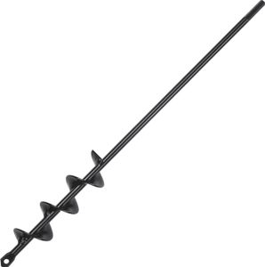 VEVOR zahradní šnek φ38x420mm Zemní šnek pro vrtačku Ocelový kolík PCM Vhodný pro šestihranný vrták 3/8"(9,53 mm) Vrták Twist Ideální pro výsadbu, instalaci plotů a stanů