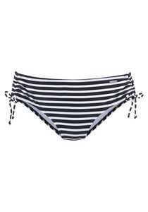 VENICE BEACH Bikinihose Raffung black-white-stripe 38