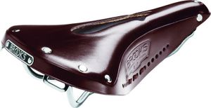 Brooks B17, Fahrradsattel, Track, Unisex, Braun, Monochromatisch, Leder