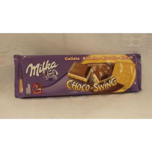 Milka Schokoladen-Tafel Choco-Swing, 300g (Milka-Schokolade mit Keks)