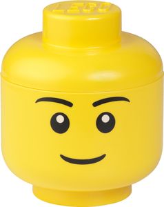 LEGO Aufbewahrungskopf STORAGE HEAD BOY S 2 Liter gelb LEGO Aufbewahrungskopf STORAGE HEAD BOY S 2 Liter gelb