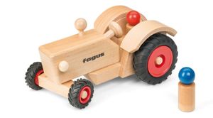 Fagus Traktor, # 10.21, Holzspielzeug