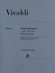 Konzert für Flautino (Blockflöte/Querflöte) und Orchester C-Dur op.44 11 RV 443, Klavierauszug