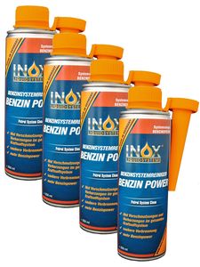 INOX Benzin Power Additiv, 4x250ml - Zusatz für alle Normal- und Superbenziner