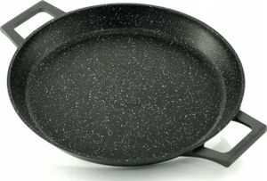 Cheffinger Paella Grillpfanne Druckguss 40 cm für 6-8 Personen Alu Guss
