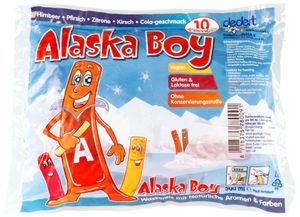 Alaska Boy Icesticks (20x 500ml) | 200x Wassereis mit je 50ml | zum einfrieren | vegan | glutenfrei | laktosefrei | Großpackung mit 5x verschiedene Geschmacksrichtungen